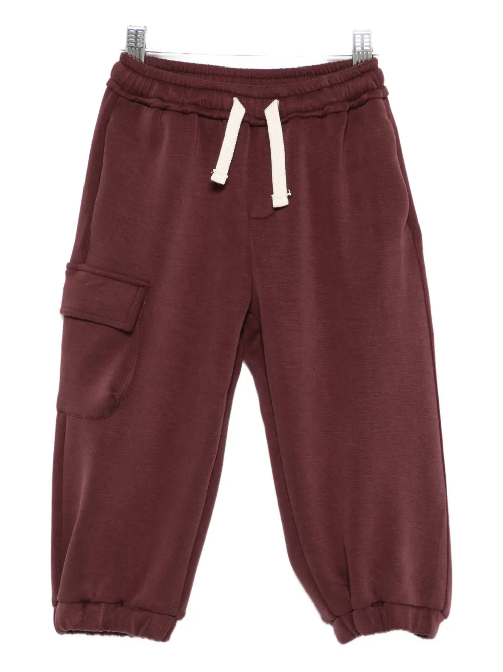 Miss Grant Kids cargo pocket drawstring trousers - レッド Miss Grant Kids cargo pocket drawstring trousers - レッド