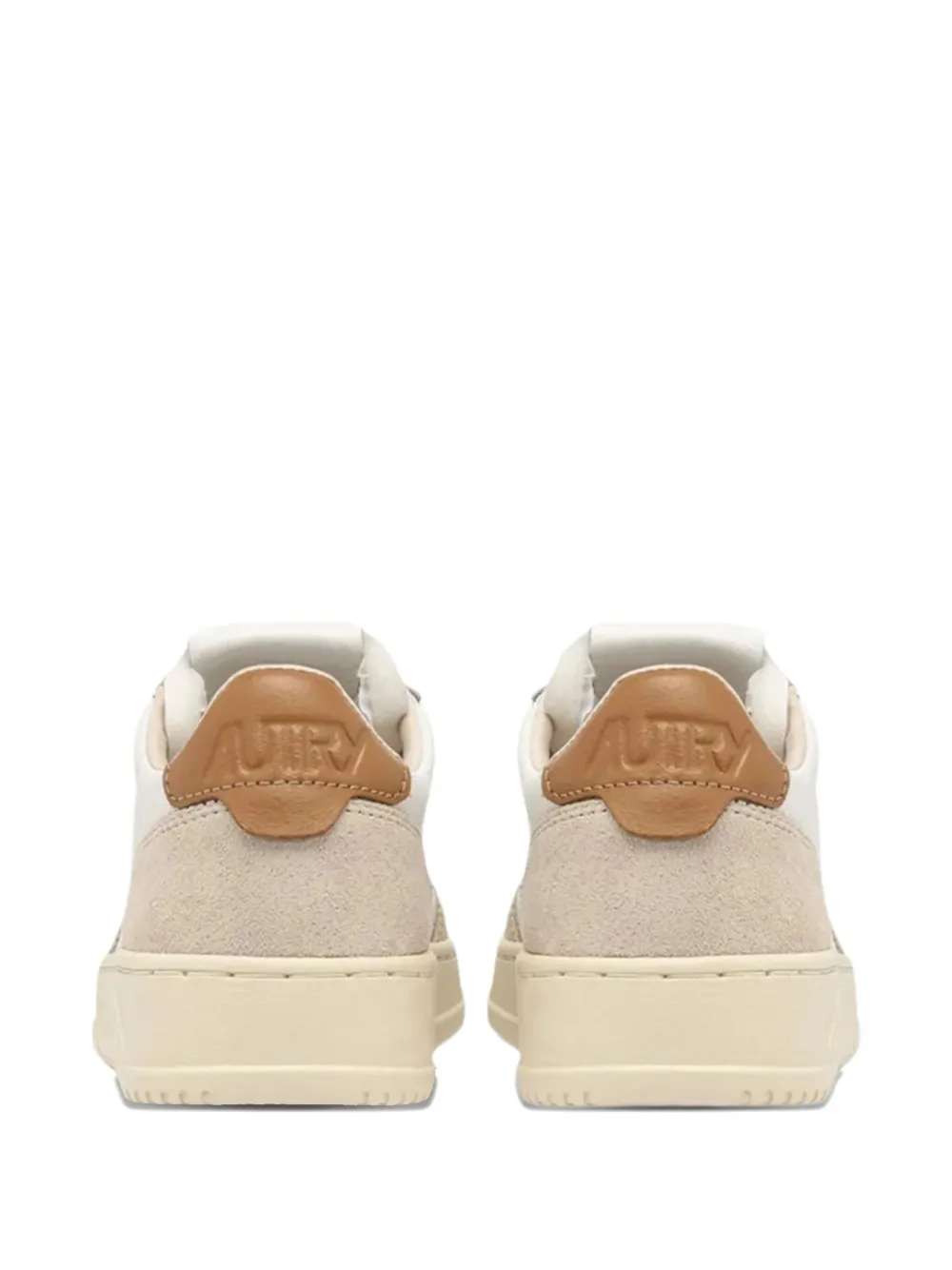 Autry Medallist Leather Sneakers In White