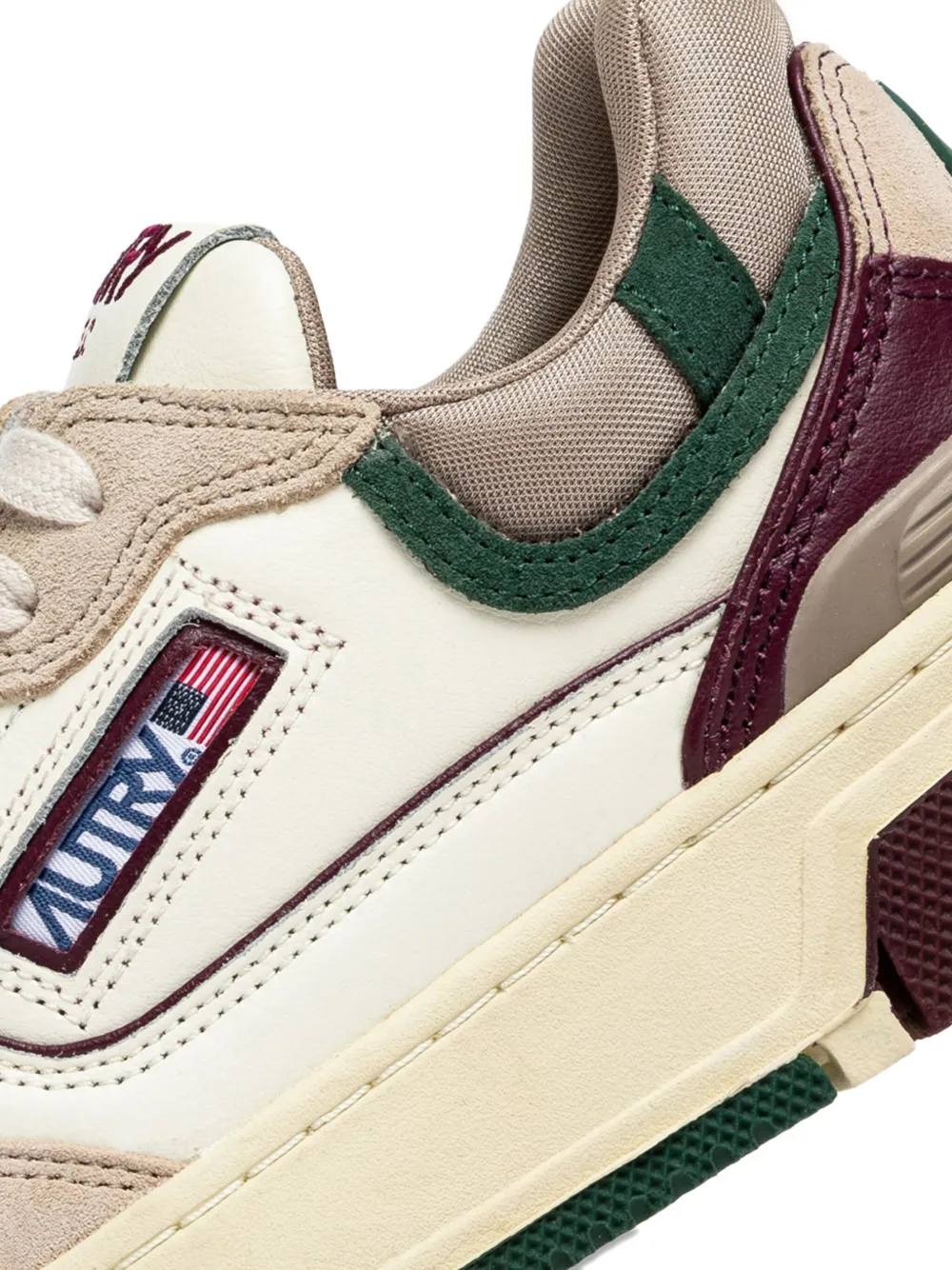 Autry CLC Low leren sneakers Wit