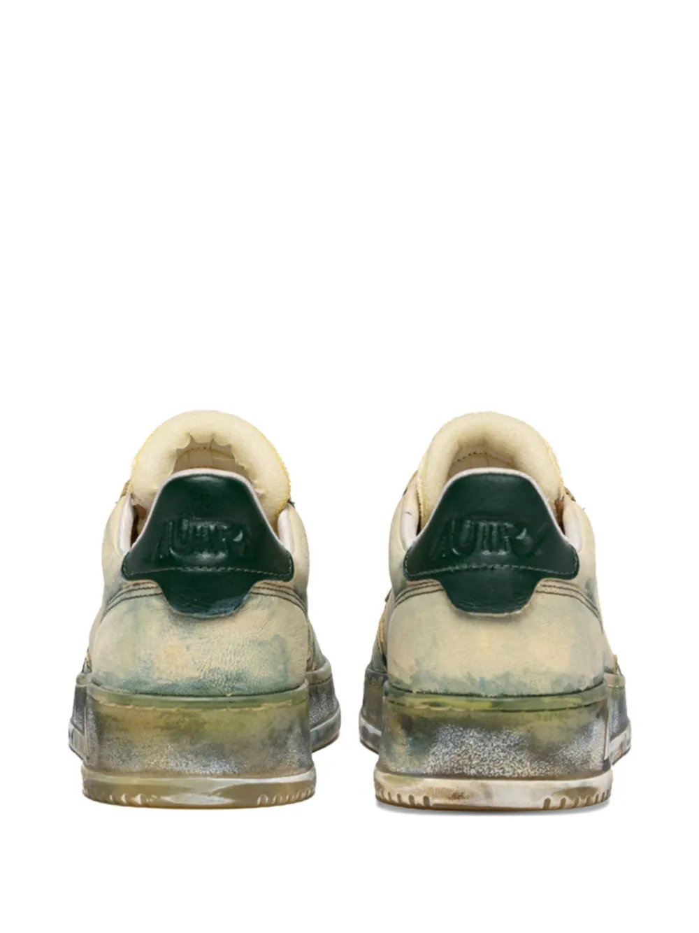 Autry Medalist leren sneakers Beige