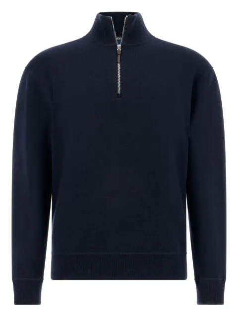 Boggi Milano half-zip sweater