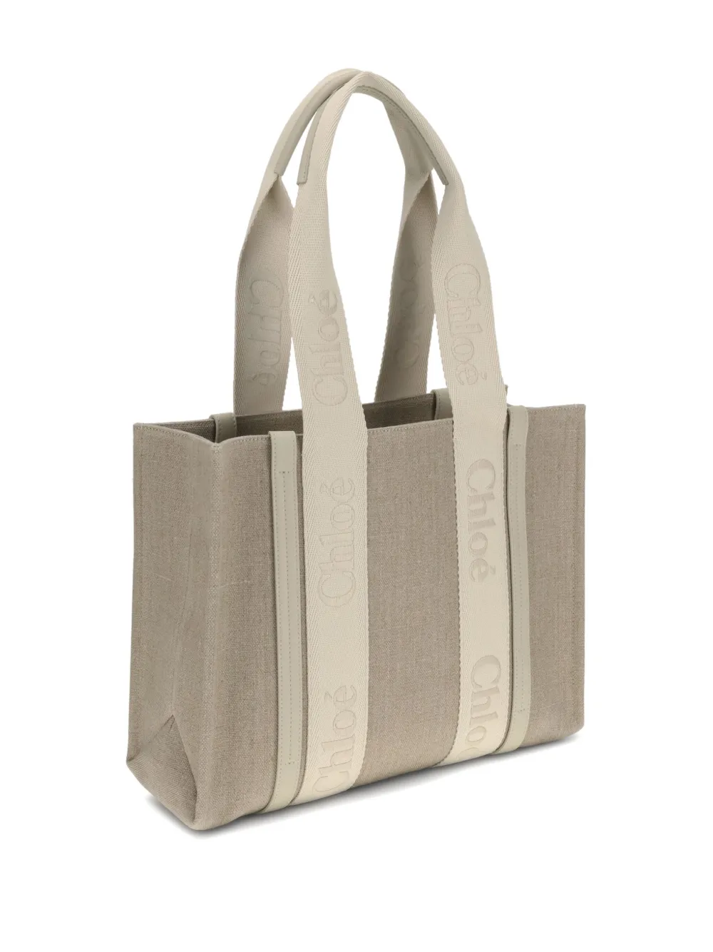 Chloé Woody tote bag - Grijs