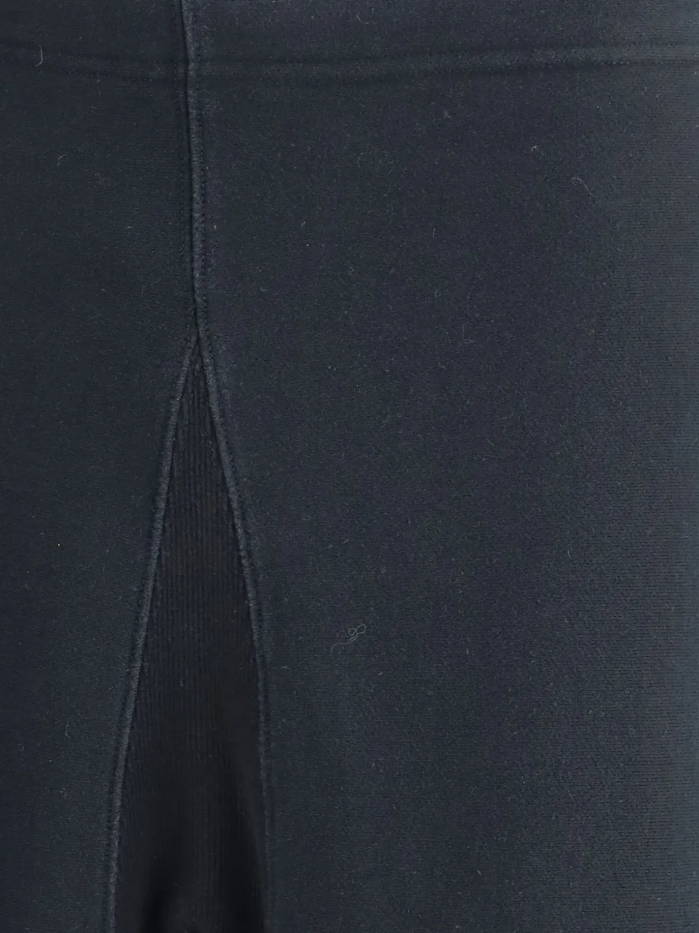 Maison Margiela Flared broek met gerafelde rand Zwart