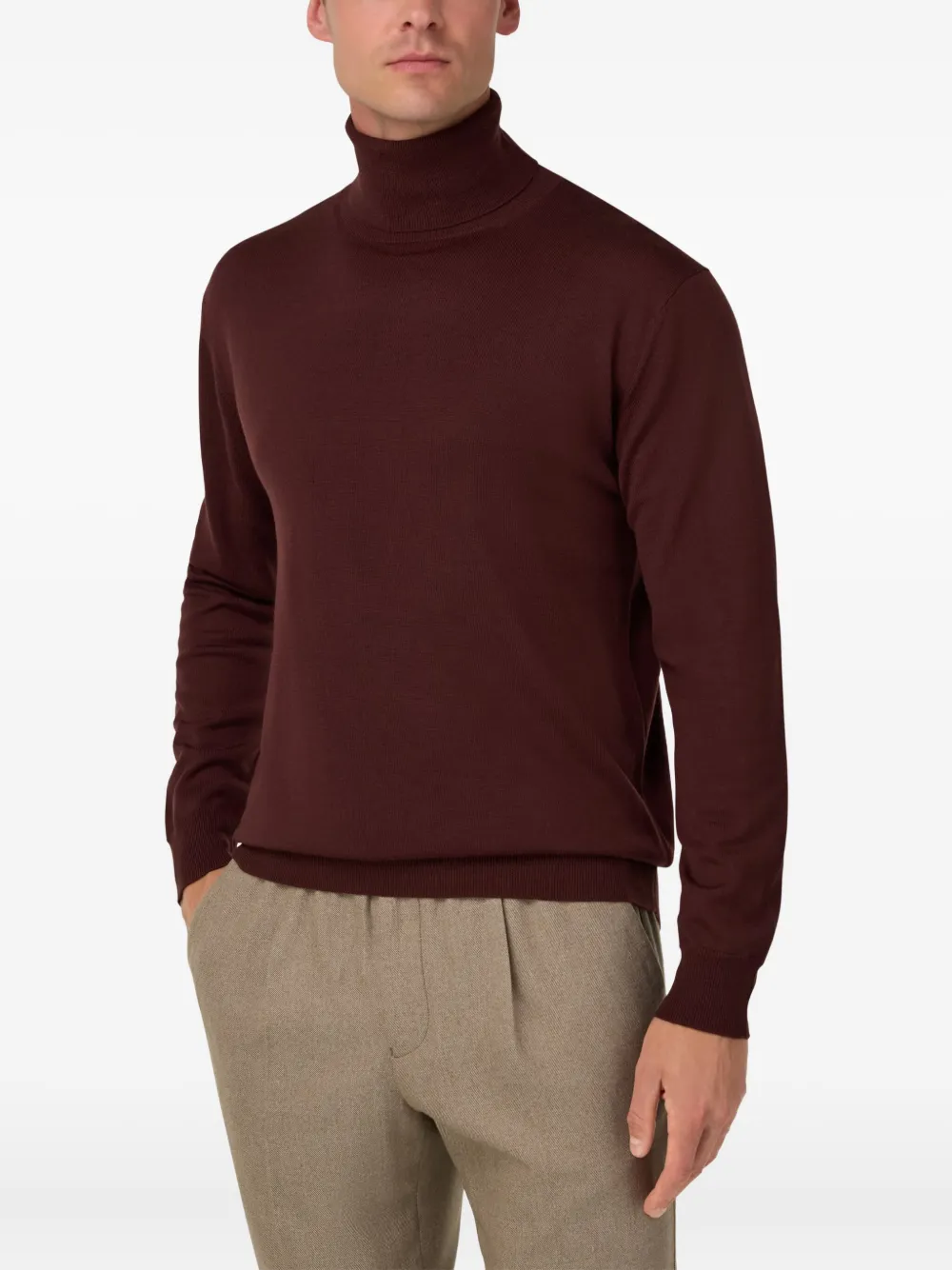 Boggi Milano Kasjmier coltrui Rood