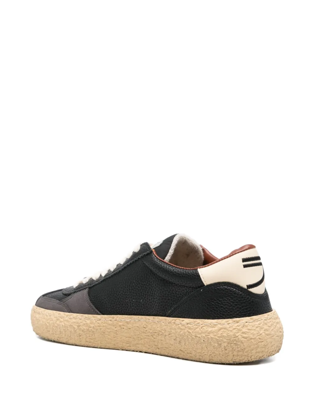 Puraai Polly lace-up sneakers Zwart