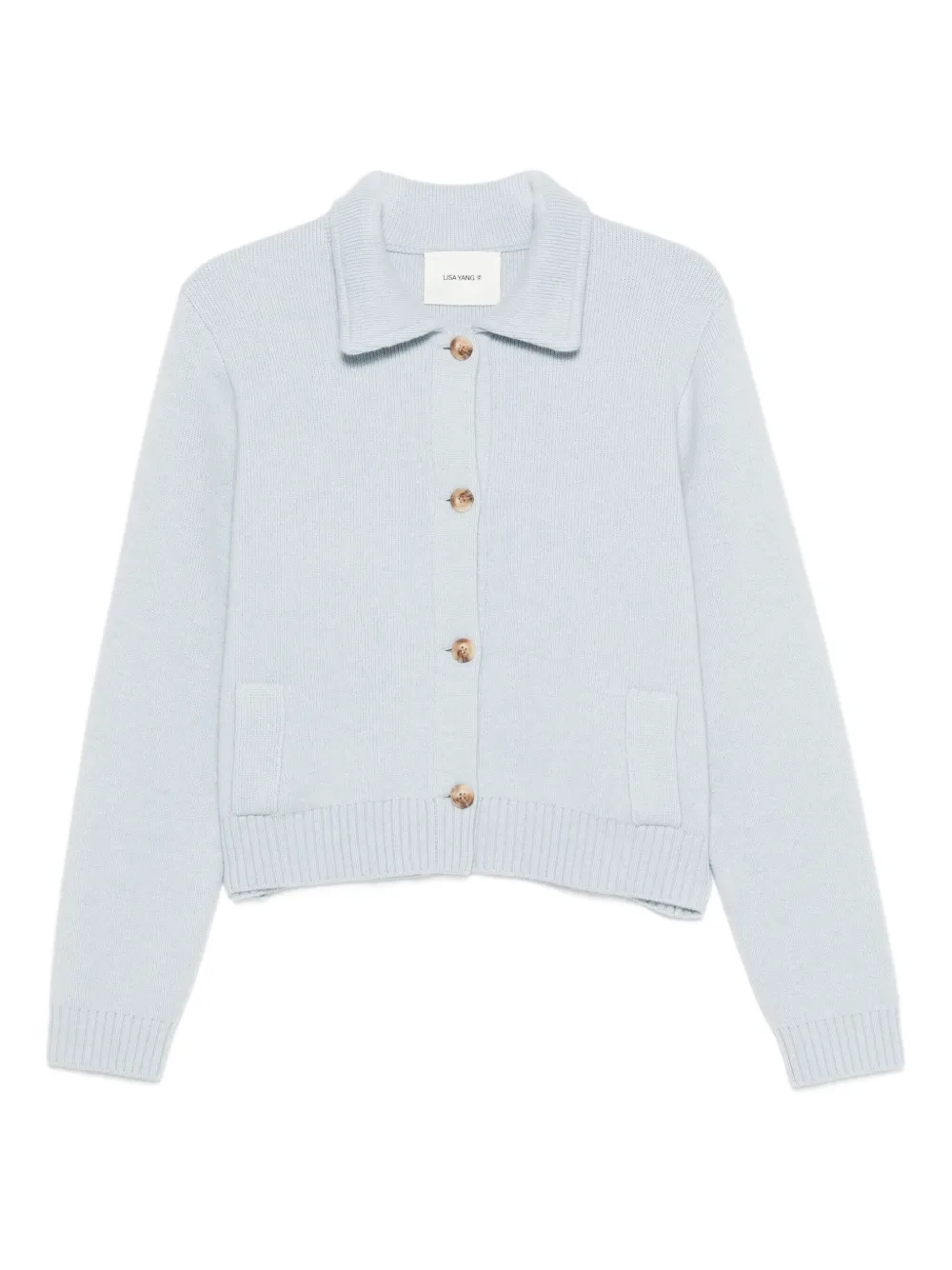 Lisa Yang cashmere cardigan | Blue | Image 1
