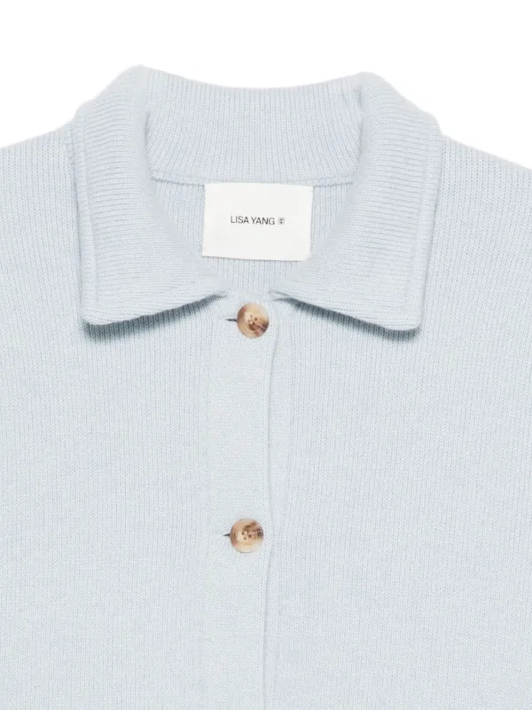 Lisa Yang Cashmere Cardigan Blue FARFETCH IN