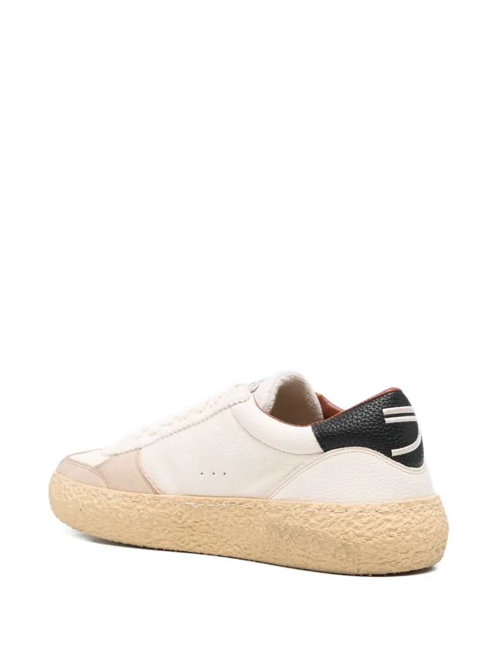 Puraai Sneakers met leren vlakken Beige