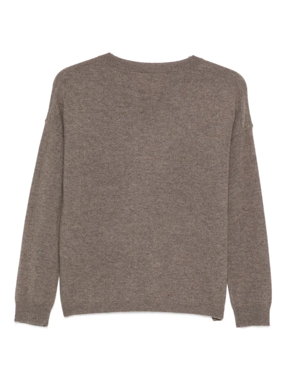 Lisa Yang Crew-neck Sweater In Brown