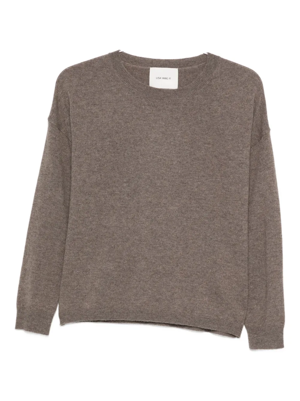 Lisa Yang Crew-neck Sweater In Brown