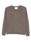 Lisa Yang crew-neck sweater - Brown