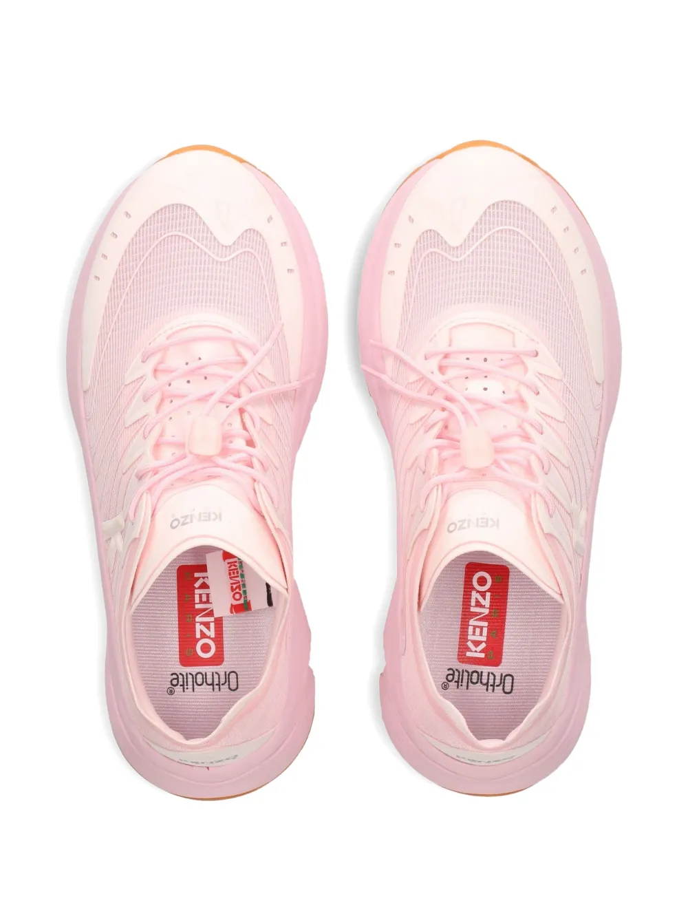 Kenzo logo-detail mesh sneakers Pink