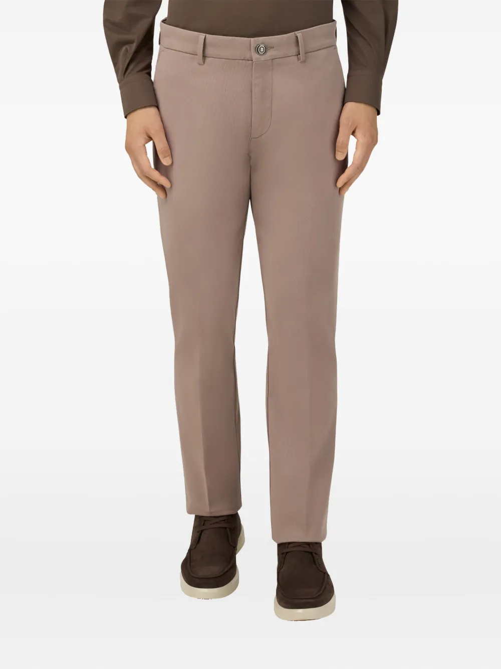 Boggi Milano Straight broek Beige