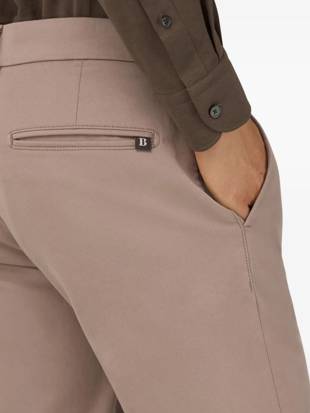 Boggi Milano Straight broek Beige