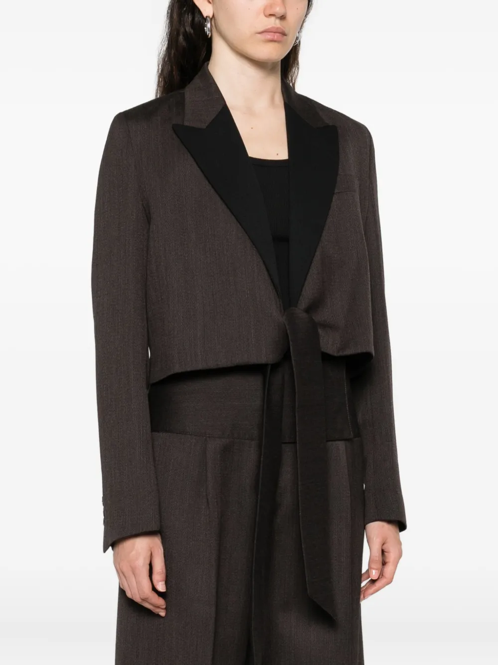 Our Legacy Shawl-lapel Blazer In Brown