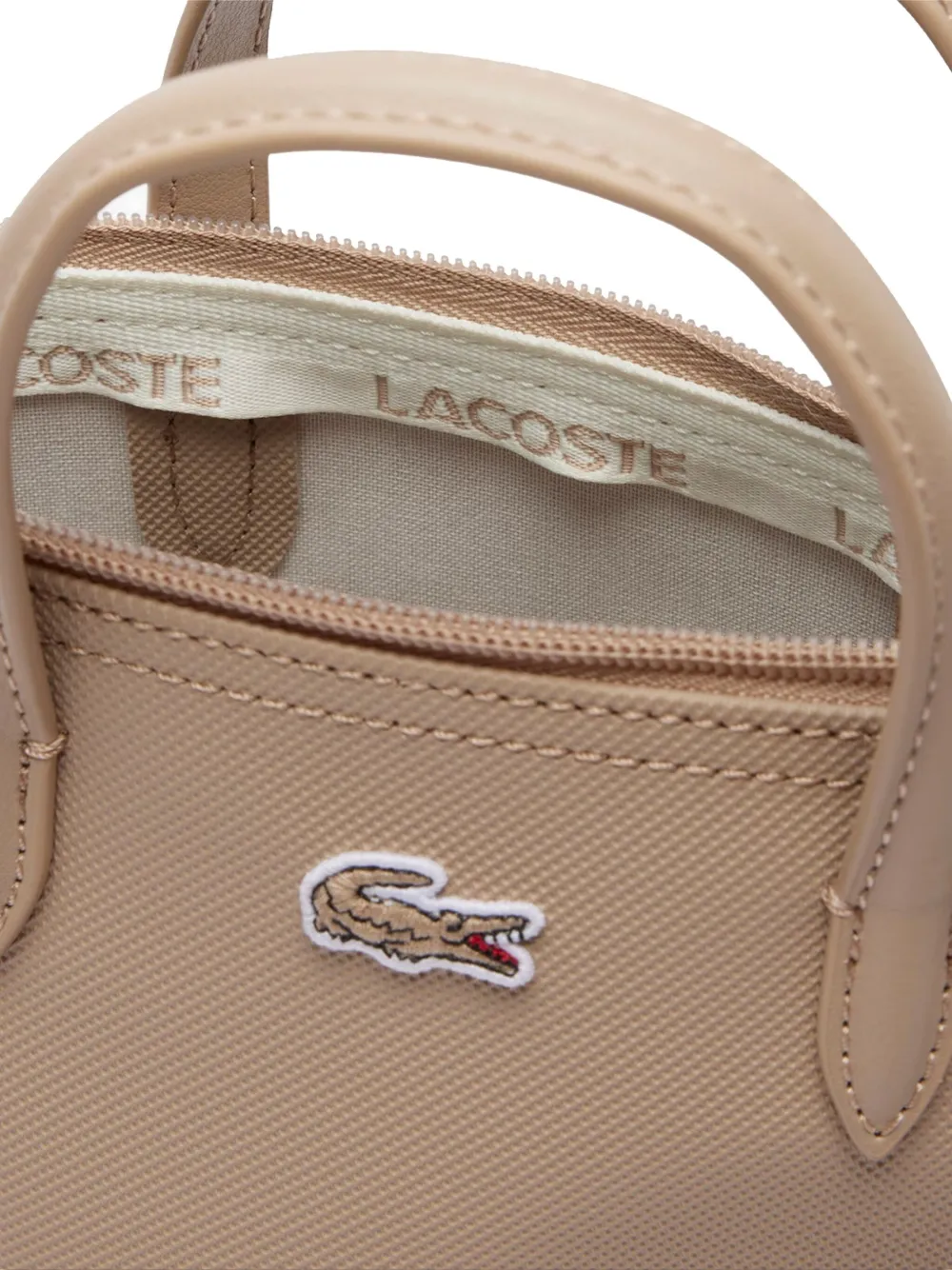 Lacoste Mini L.12.12 Concept Tote - One Size In Neutral