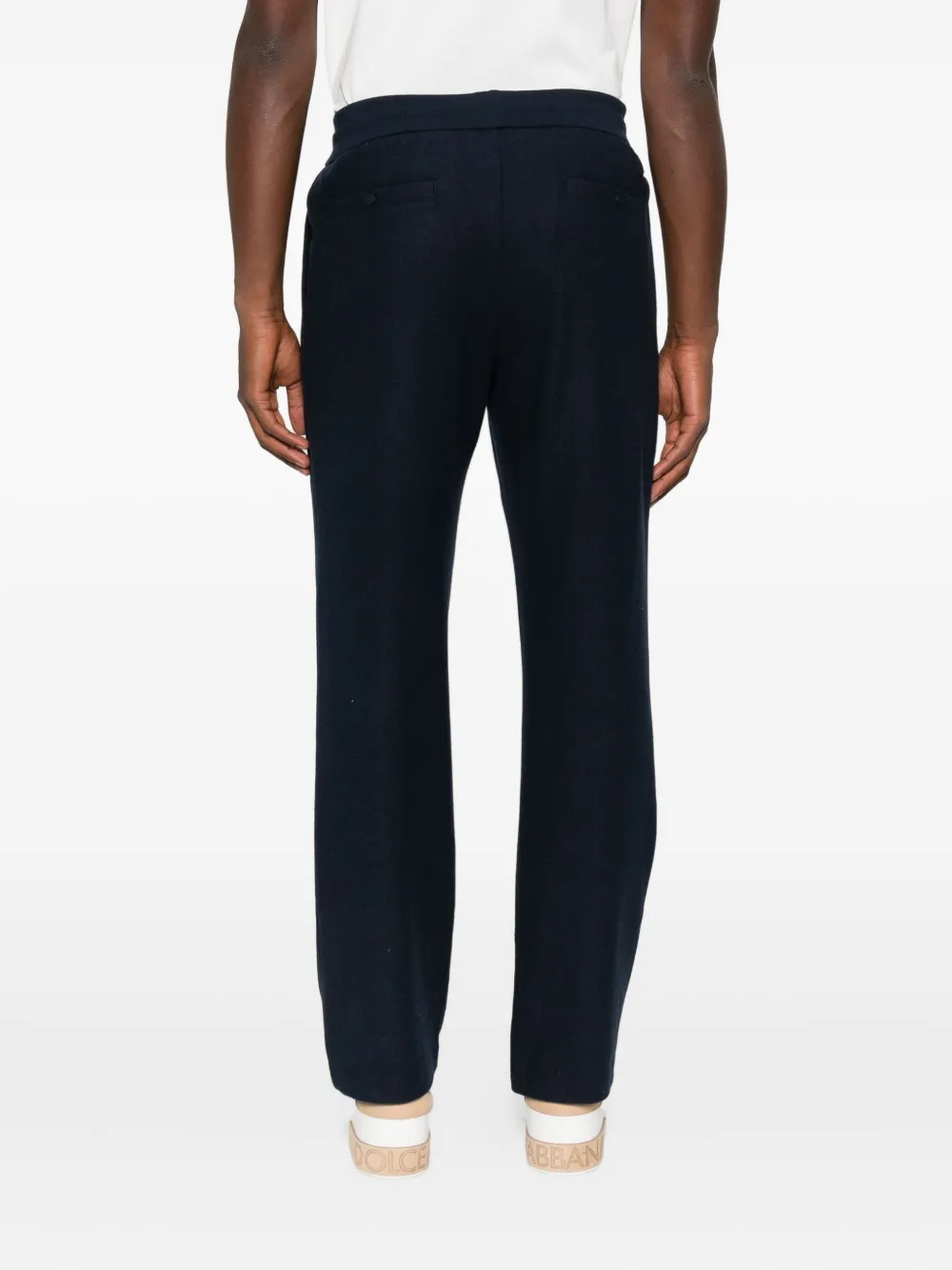 Herno Straight broek met trekkoord Blauw