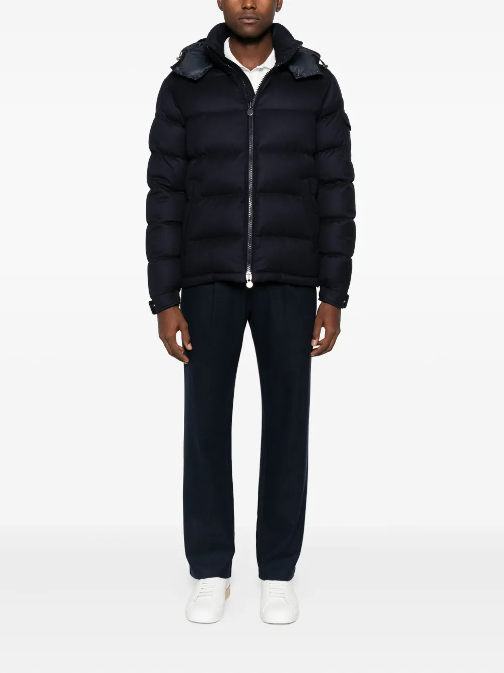 Herno Straight broek met trekkoord - Blauw