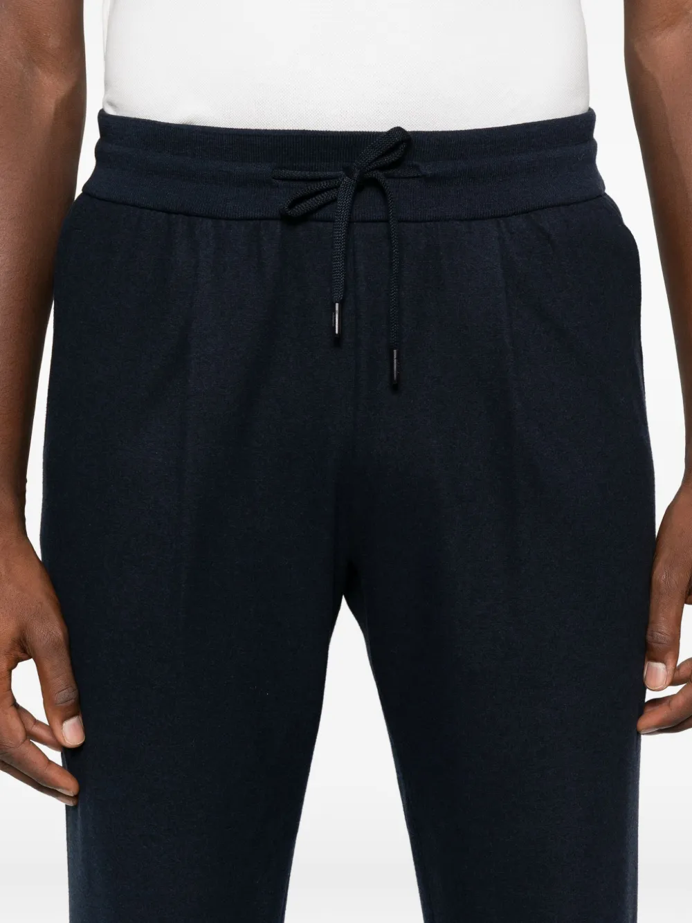 Herno Straight broek met trekkoord Blauw