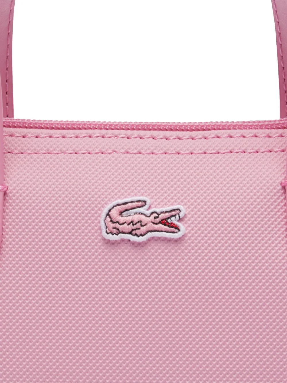 Lacoste Concept Logo-appliqué Crossbody Bag In Pink