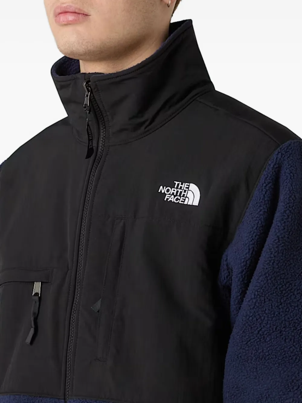 The North Face Fleece Zip-up Jacket In Blue