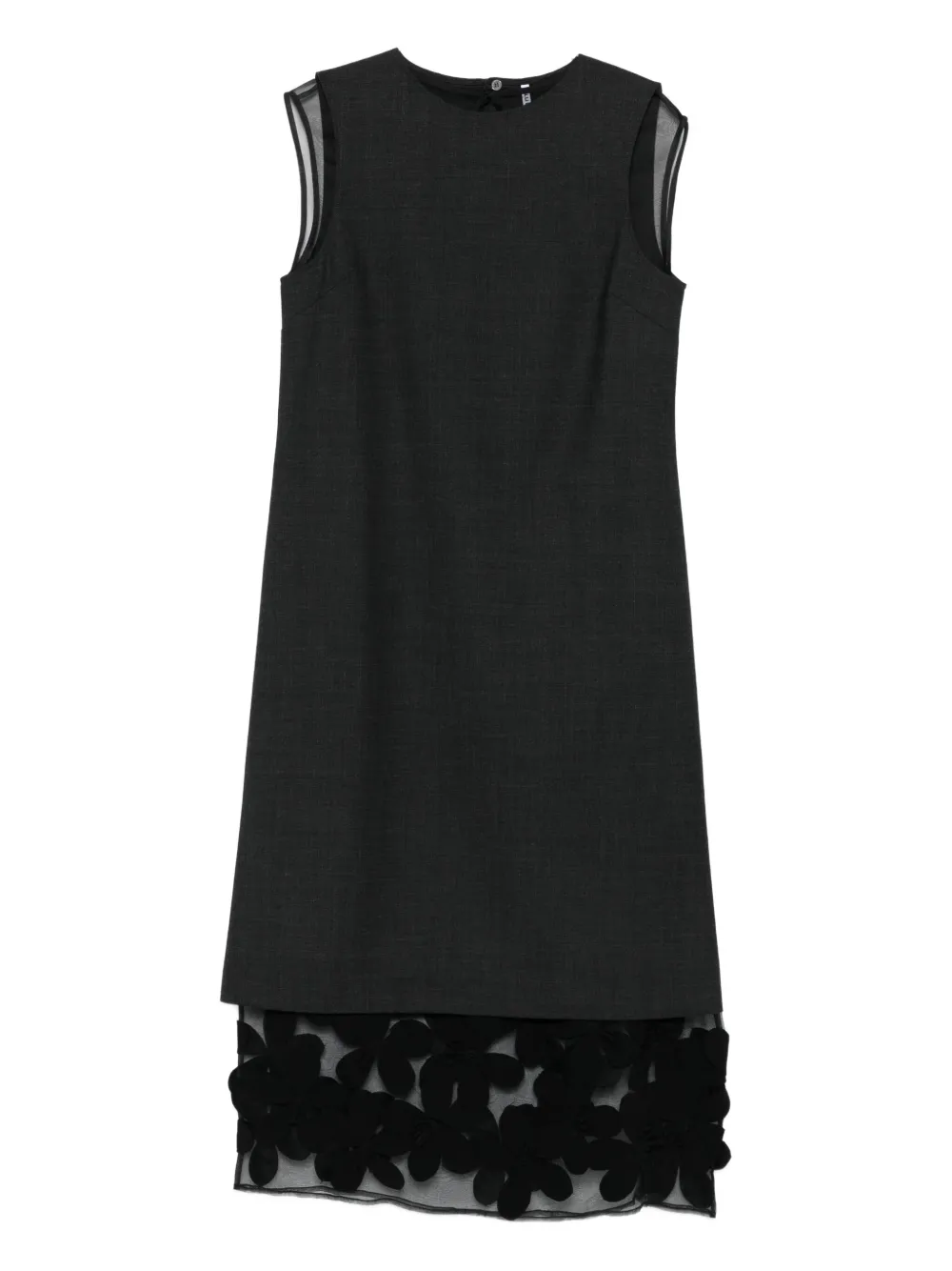 Liviana Conti sleeveless floral-panel dress | Grey | Image 1