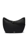 Lacoste crescent-shaped zip-top cross body bag - Black