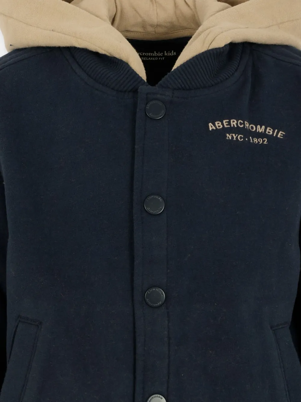ABERCROMBIE FITCH KIDS Tweekleurig fleece bomberjack Blauw