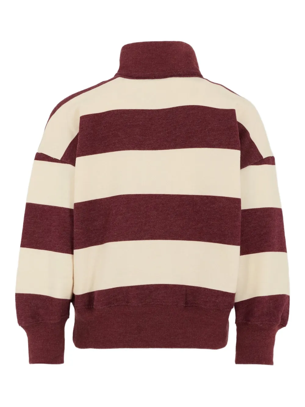 Abercrombie Fitch Striped Sweatshirt In Neutral
