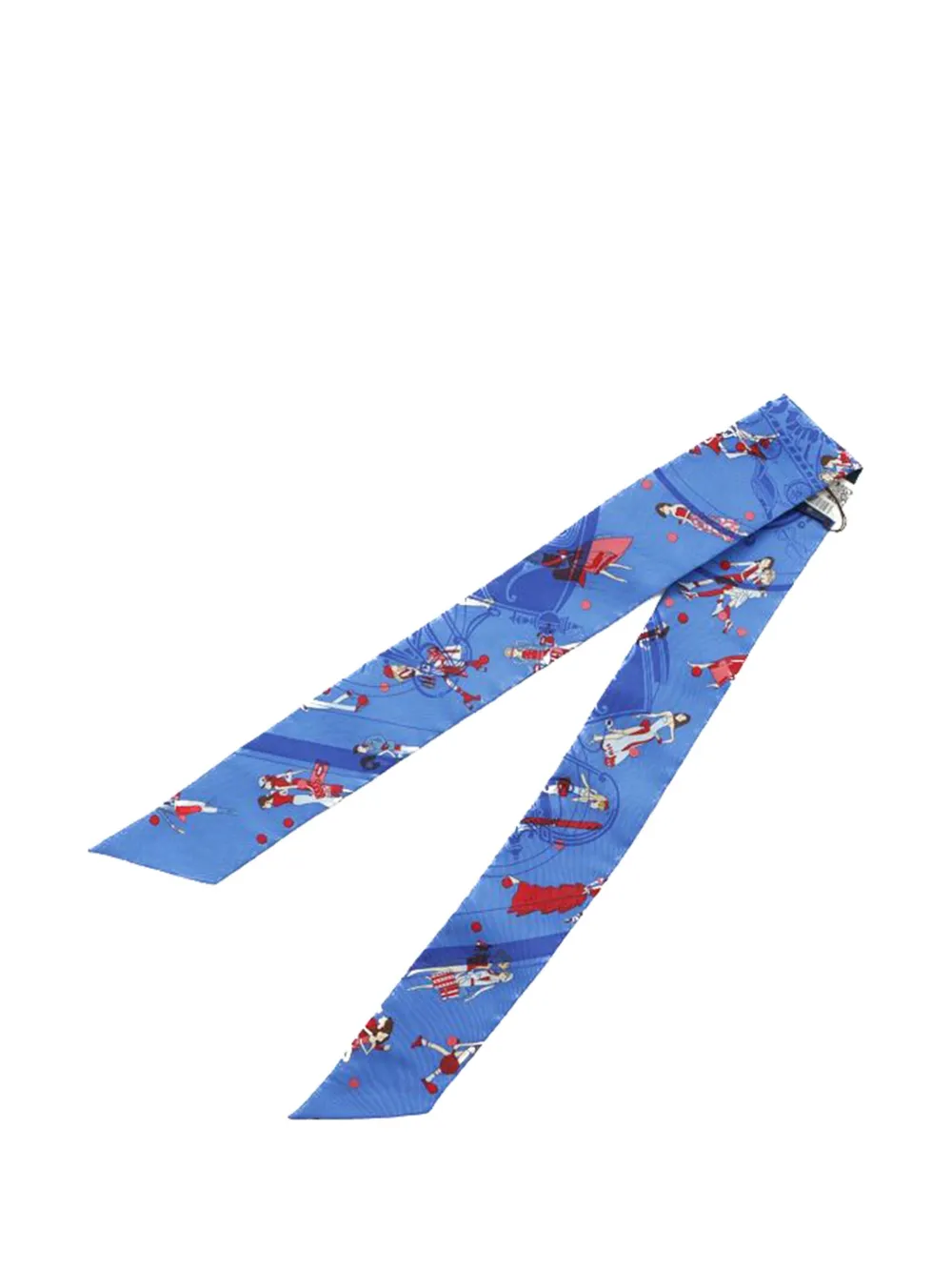 Hermès Pre-Owned 2020 Ex Libris Les Parisiennes Silk Twilly Scarf scarves | Image 2