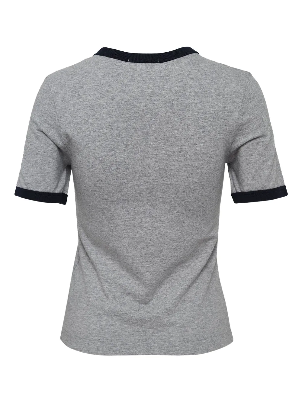 Rag & Bone Ringer-detail Tee In Gray