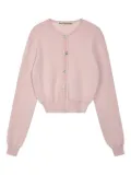 Rest&Recreation clip-fastening knit cardigan - Pink