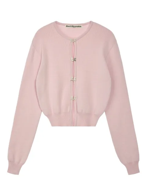 Rest&Recreation clip-fastening knit cardigan