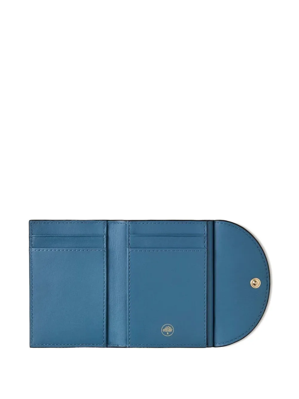 Mulberry micro-grain half-moon wallet - Blauw