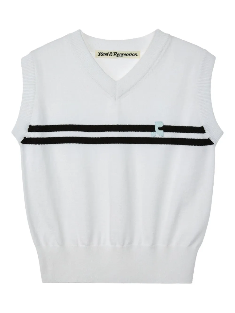 Rest&Recreation chaleco Double Line | blanco | Image 1