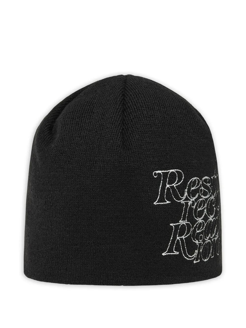 Rest&Recreation logo-embroidered beanie | Black | Image 1
