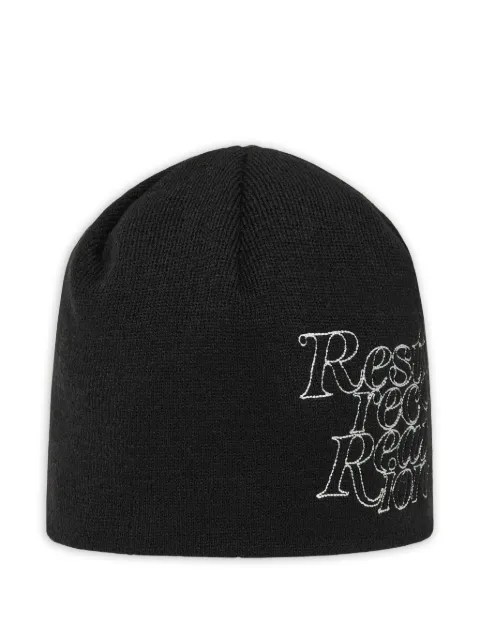 Rest&Recreation logo-embroidered beanie