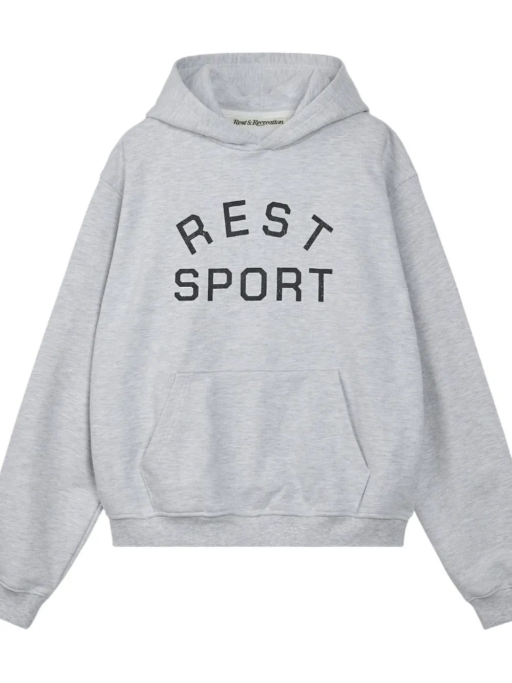 Rest&recreation Logo-print Hoodie In Gray