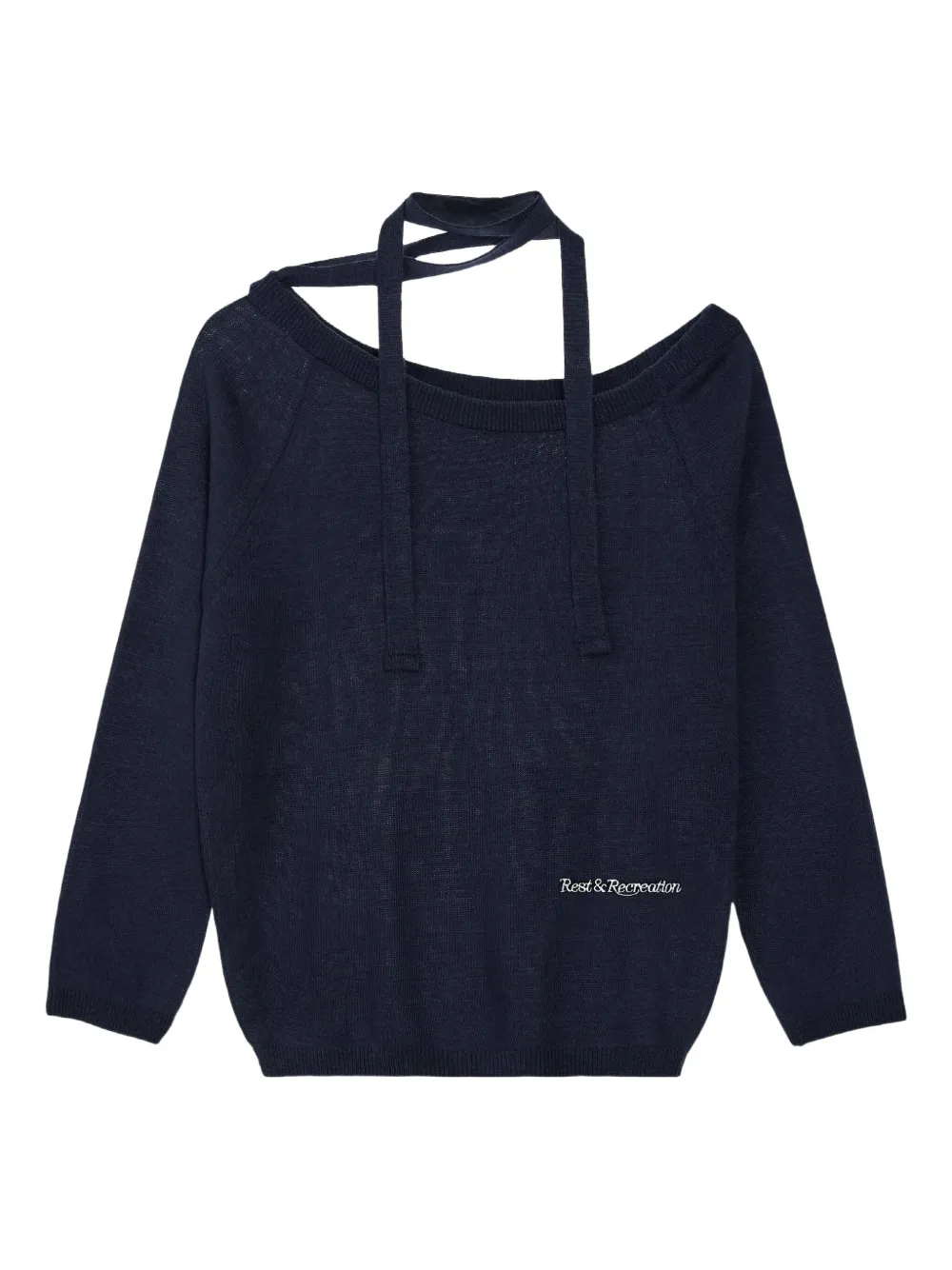 Rest&recreation One-shoulder Jumper In Blue