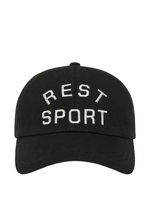 Rest&Recreation logo-embroidered cap