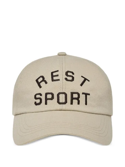 Rest&Recreation logo-embroidered baseball cap