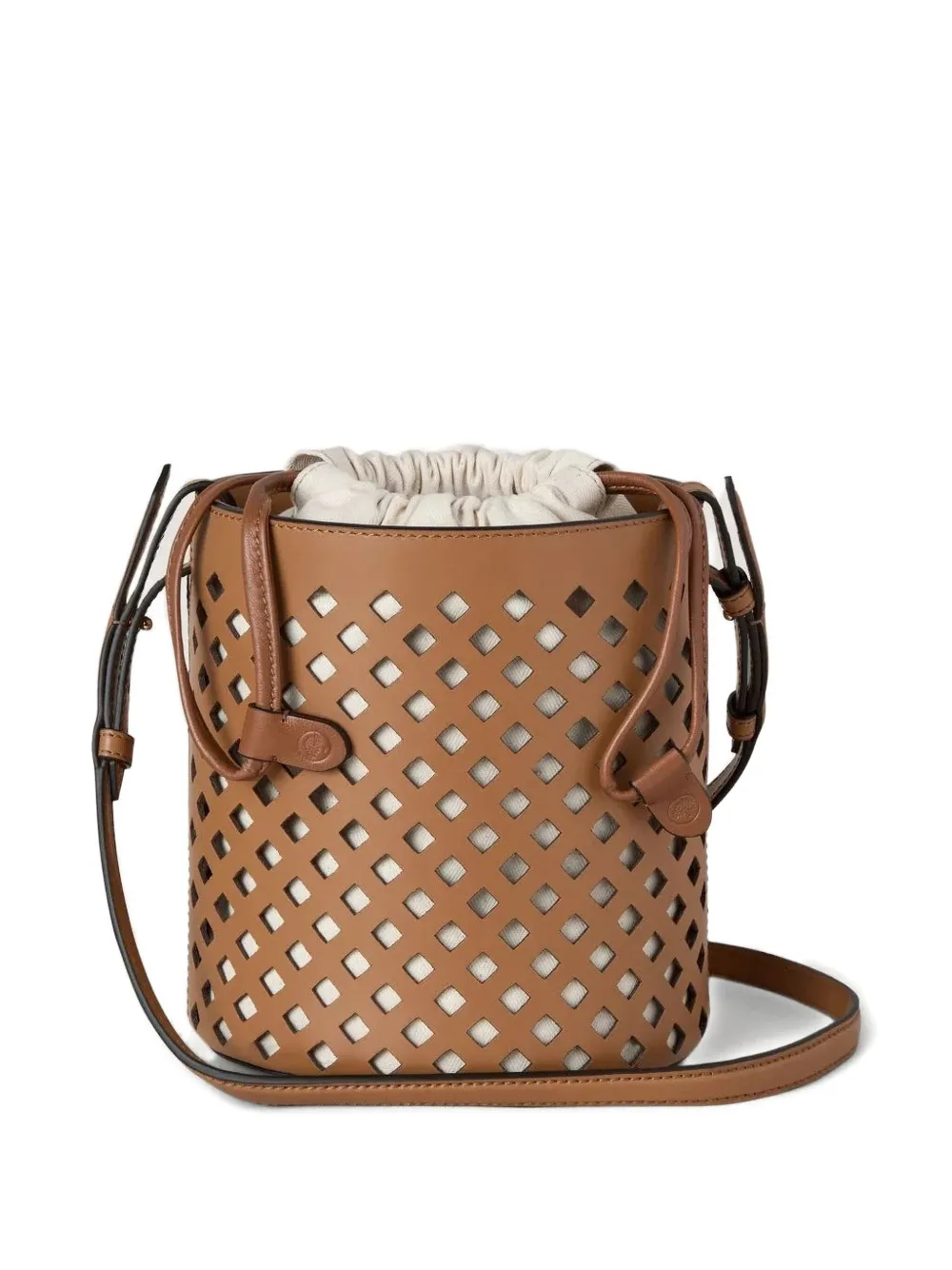 Mulberry Perforated Bucket Bag In Brown