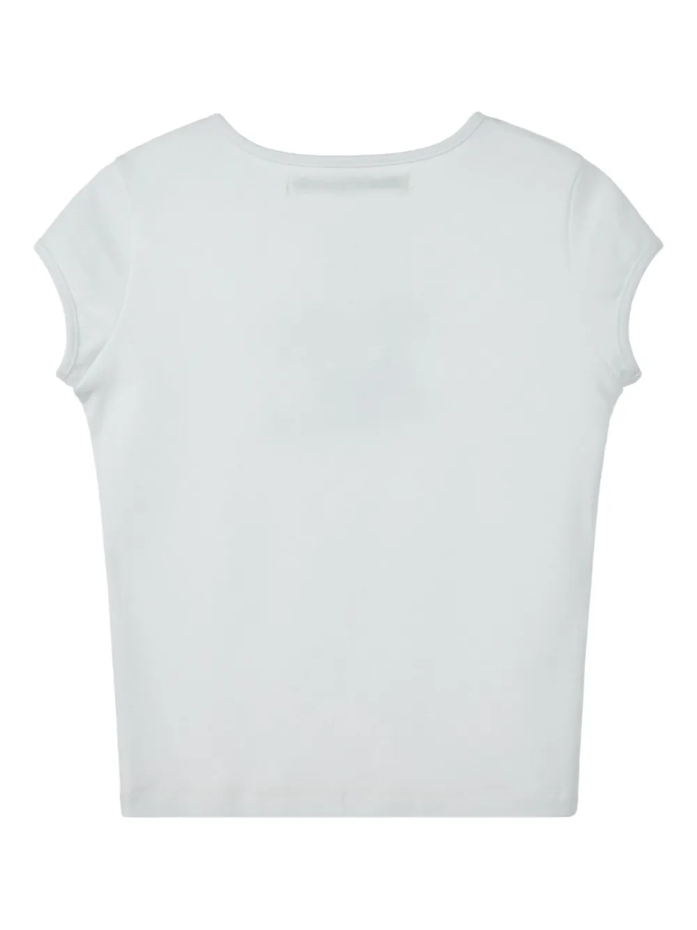 Rest&recreation Cap-sleeve Logo T-shirt In White