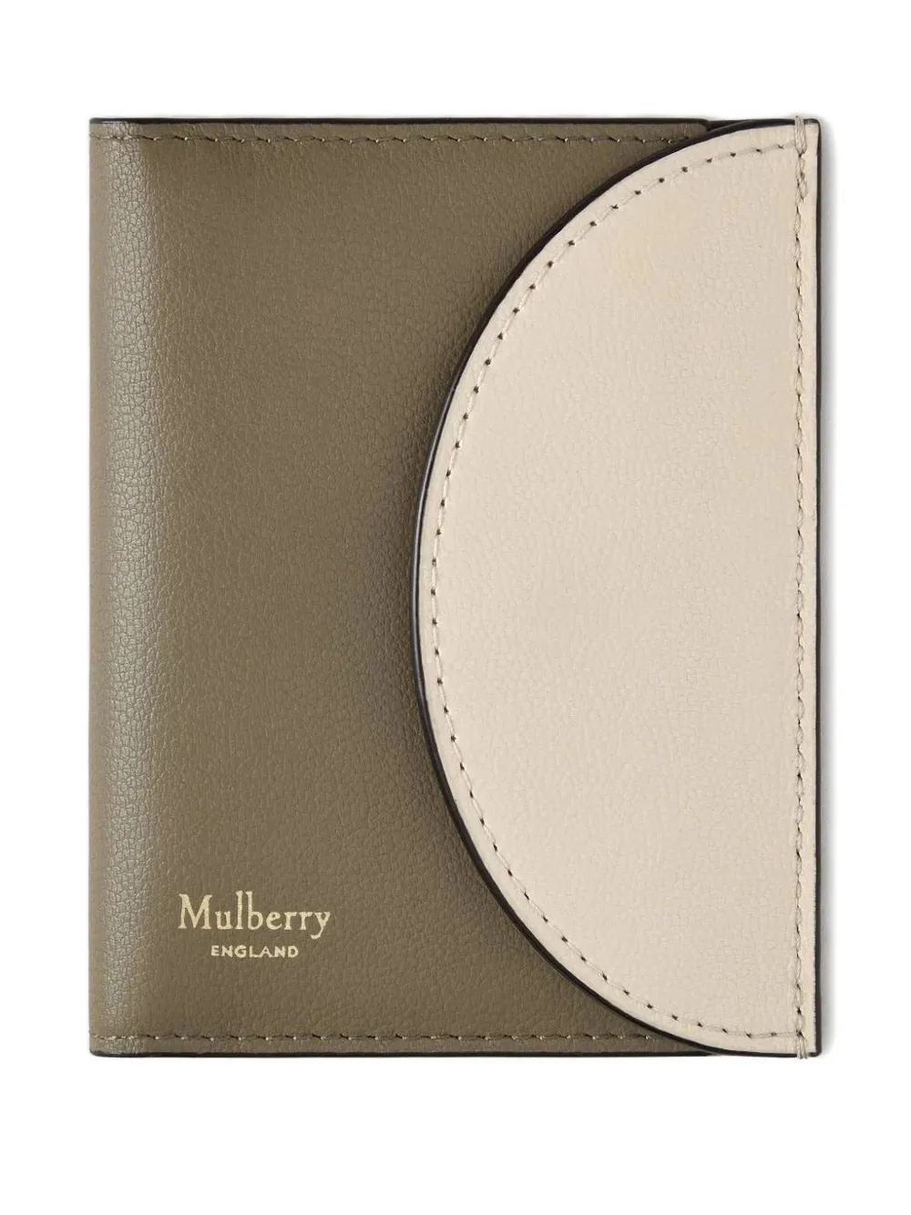 Mulberry Bi-fold Half-moon Wallet In Brown