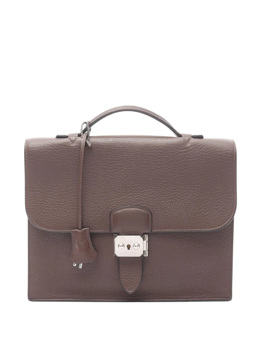 Hermès Pre-Owned 2007 Fjord Sac a Depeches 27 business bag | Brown | Image 1