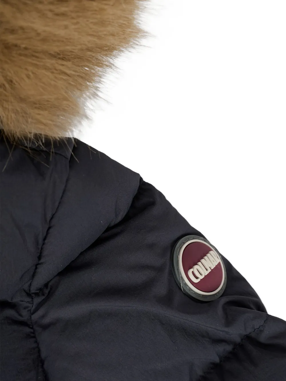 Colmar Quilted Faux-fur Hooded Jacket In Black