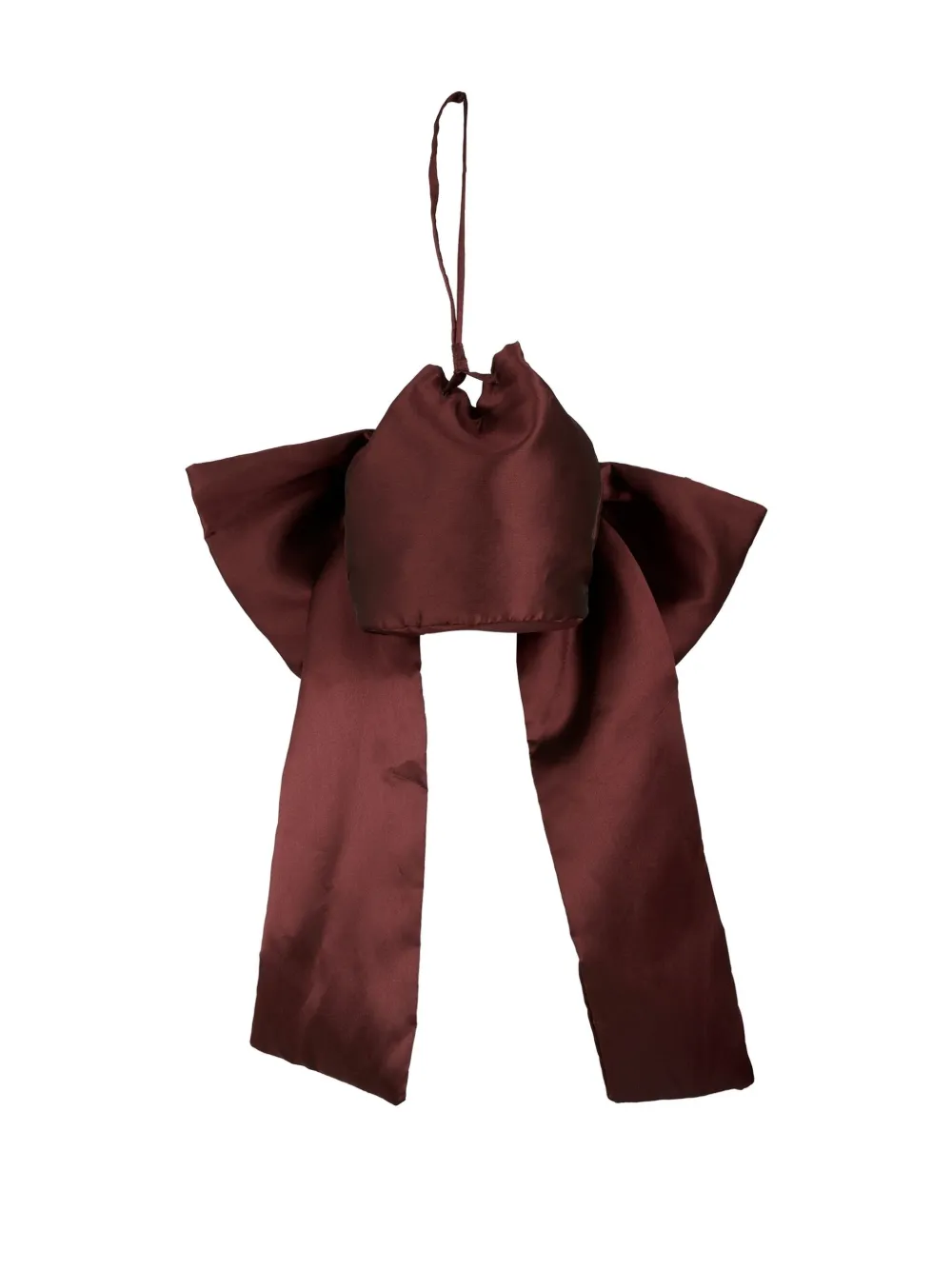 Douuod Kids bow-detail drawstring clutch bag - Rood