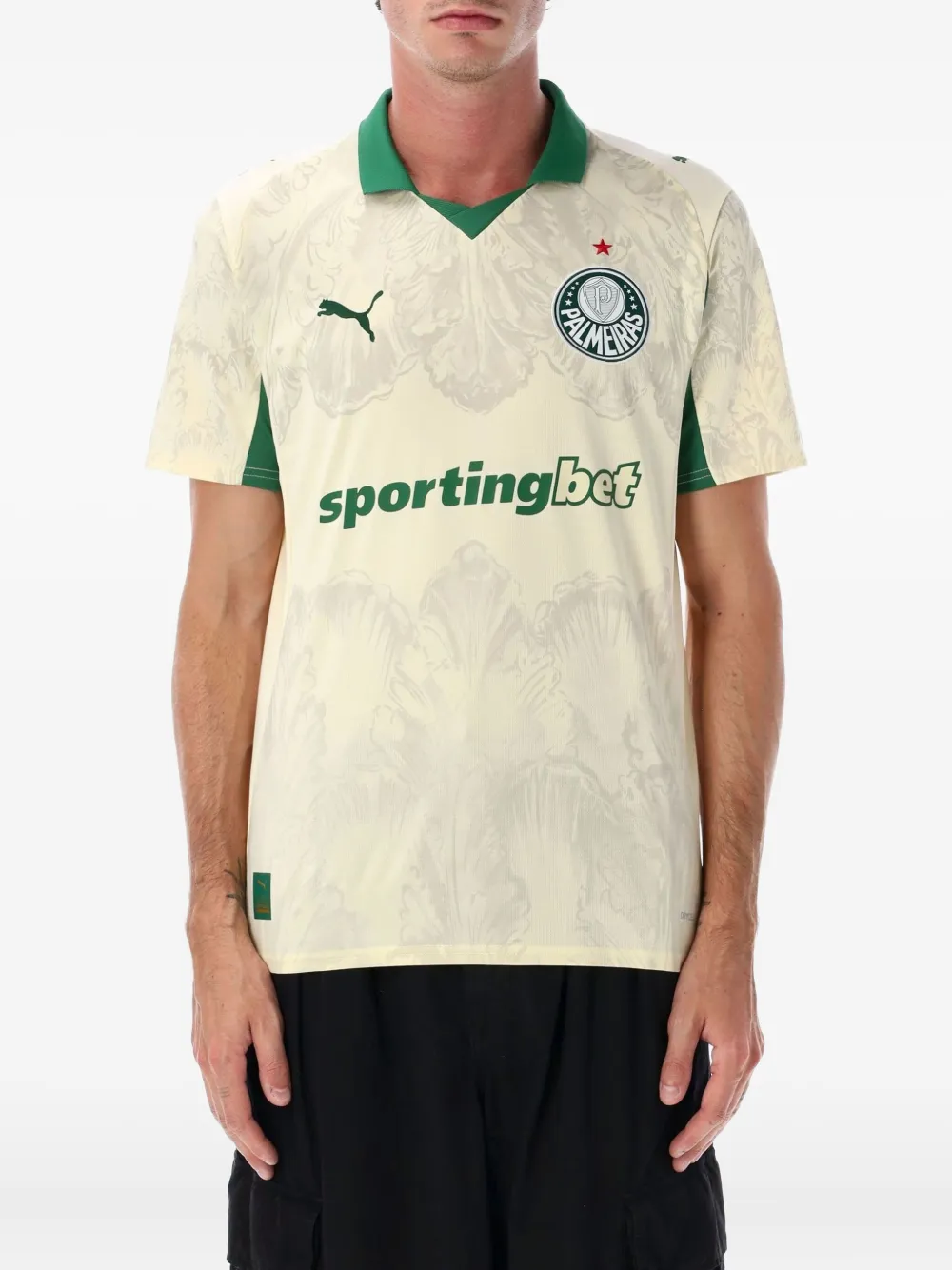Puma X Kidsuper Studios Se Palmeiras Jersey Replica T-shirt In Neutral