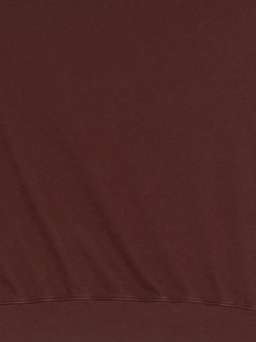 Rick Owens Drkshdw Organic Cotton Cropped Top In Burgundy