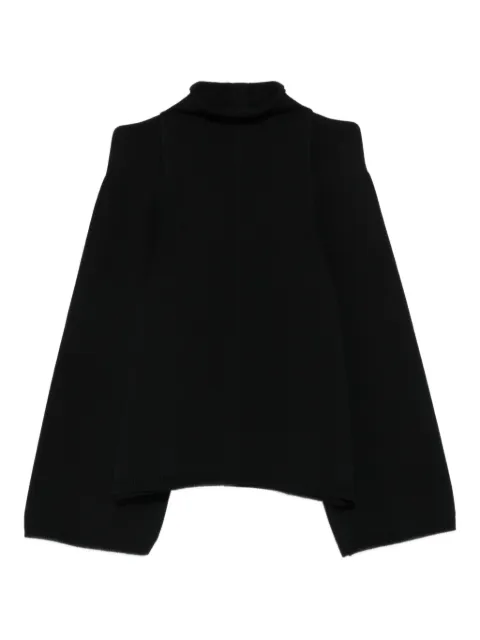 Rick Owens high-neck wide-sleeve sweater 